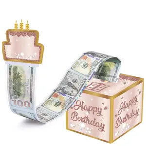 Birthday Cash Gift Card Holder Box, Beautiful Gift Box, Fun Surprise Gift for Any Age, Quirky Gift, Perfect for Boys Girls Family Friends