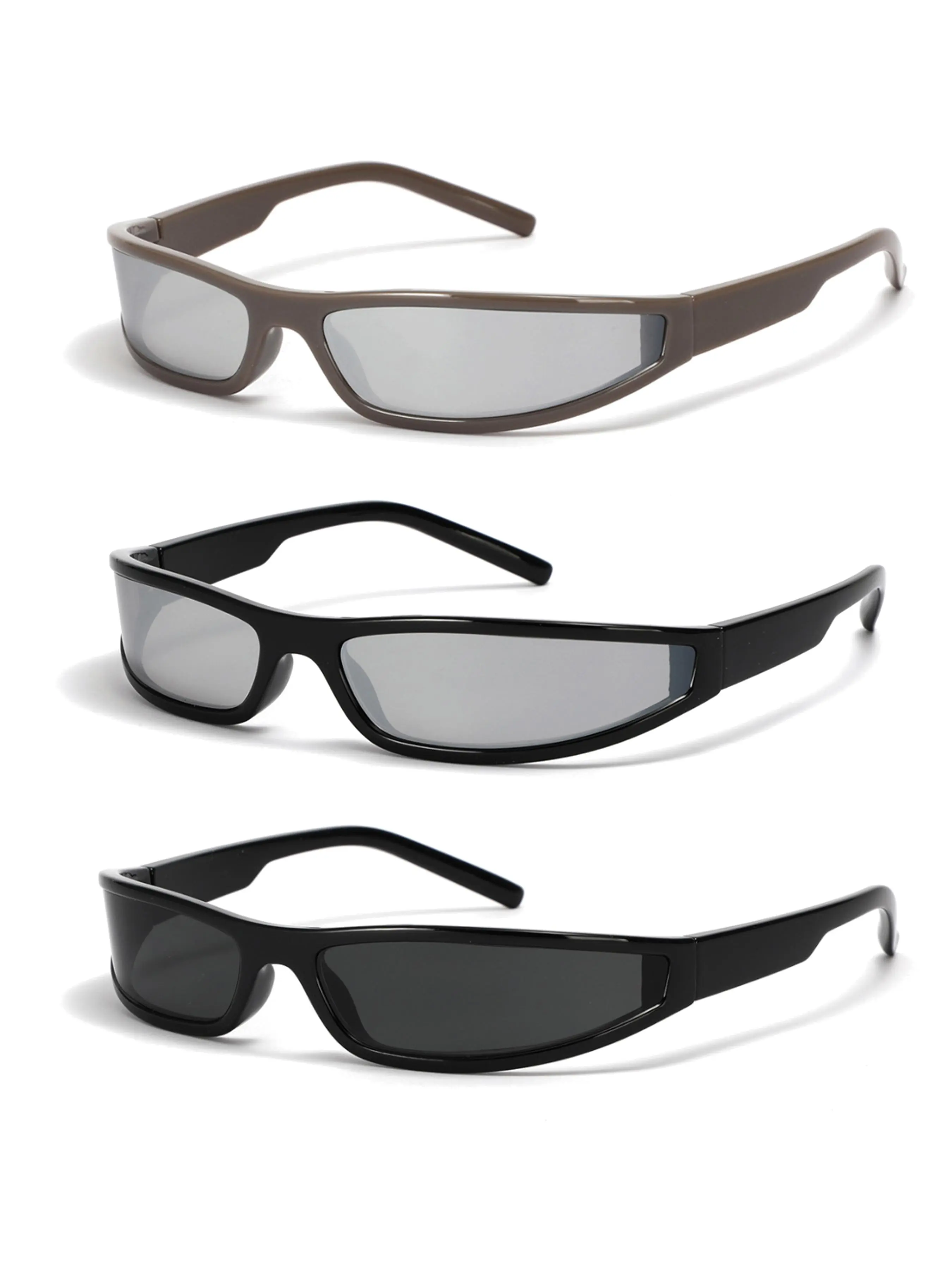 Retro Dual Beam Polarized Glasses, Stylish Metal Frame, Stylish Shades for All Seasons, Unisex Fashion Eyewear with UV400 Protection, UV Protective Sunglasses, High Quality Sunglasses