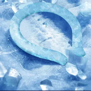 Summer Cooling Ice Ring Neck Band for Outdoor Sports, Neck Cooling Device, Instant Refreshment for Hot Days