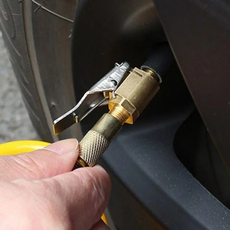 Automotive Inflatable Pump Connector: Quickly Fill Your Tires with a Press-on Nozzle! Car Repair Tools