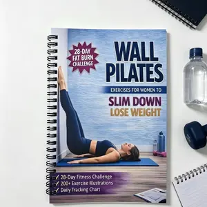 Wall Pilates Training Manual for Women, 28-Day Fat Loss and Body Sculpting Guide, Essential Pilates Workbook for Fitness Enthusiasts