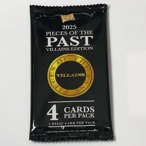 1 PACK - 2025 Pieces Of the Past “Villains Edition” Trading Card Collectibles Trading Card Packs, Mystery Packs, Hobby Packs