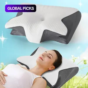 Memory Foam Neck Pillow, 1 Count Comfortable Neck Pillow, Essential Supplies for Home, Travel, Dormitory, Bedroom #GLOBAL PICKS