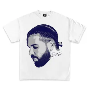 M12 Drake Jumbo Graphic T-Shirt - Cotton Jersey Top with Graphic Design