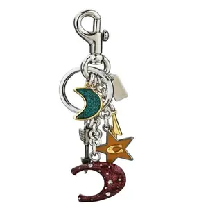 Star Moon Alphabet Keychain, Cute Bag Charm, Purse Accessories for Women, Keychain for Bags