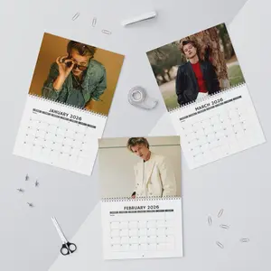Rudy Panknow Wall Calendar 2026 Calendar for Fan Lover 270gsm Premium Paper 11x8.5 & 14x11.5 Inches Eco-Friendly Design