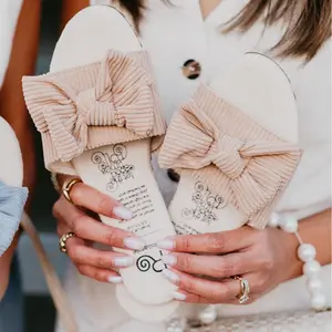 Brown Bow sandal- Honey