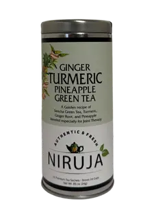 🌿Ginger Turmeric Pineapple Green Tea – Refreshing Tropical Green Tea Blend