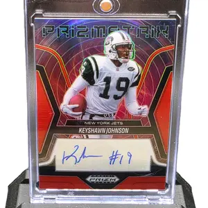 2025 Prizm Black - Prizmatrix - Red- Keyshawn Johnson Auto /99 - Jets