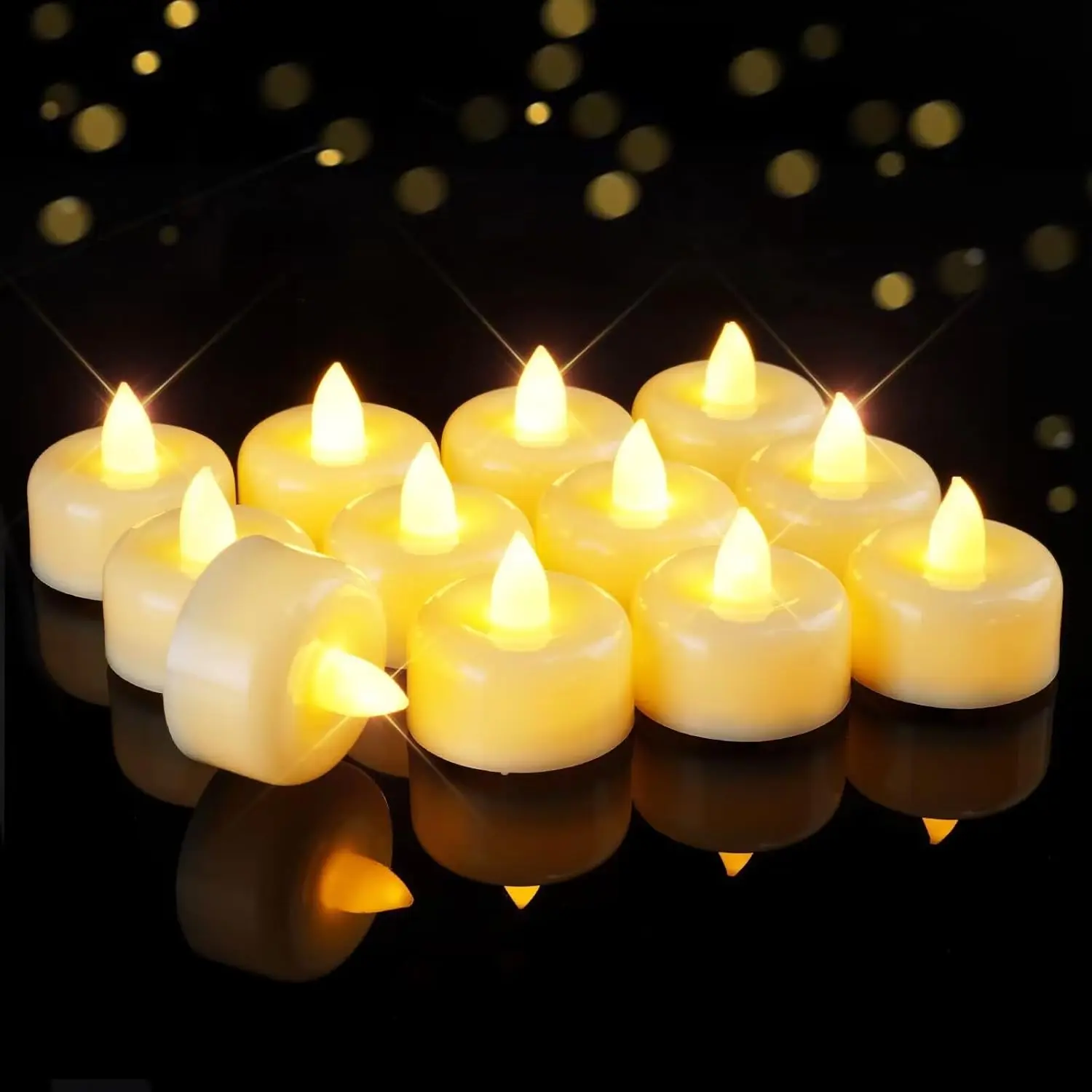 12/24/50/100/150Pack Flameless Candles,  Operated LED  Lights, Long Lasting  Candles, Electric Candles for Wedding, Holiday Party, Centerpieces,  Decor, Halloween, Christmas