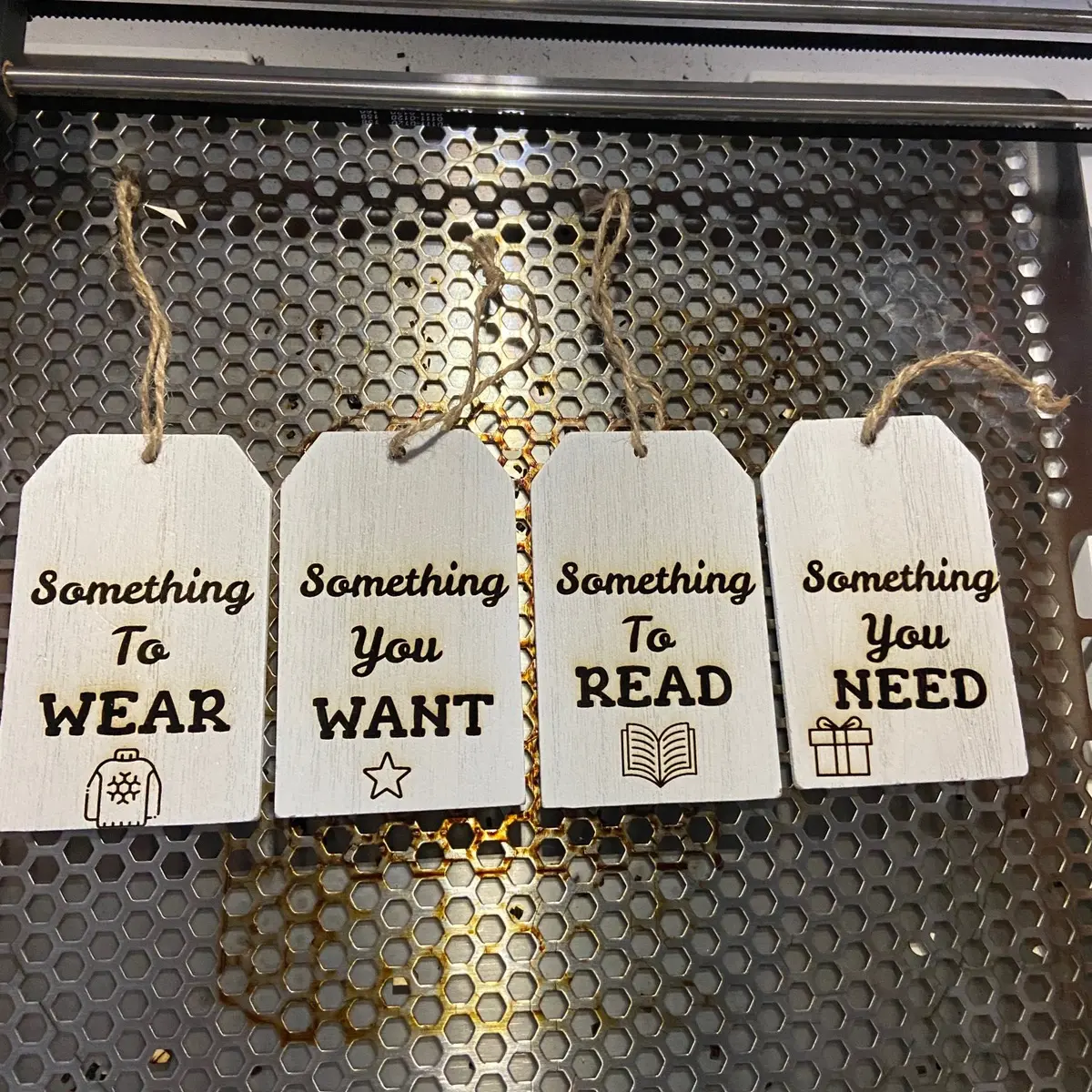 Laser Engraved Custom Gift Tags