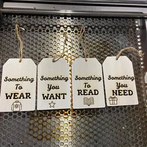 Laser Engraved Custom Gift Tags