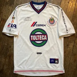 [TRENDING JERSEY 2026] Chivas de Guadalajara 2000-01 Away Soccer Jersey - Full Print Logo, Fan Jersey