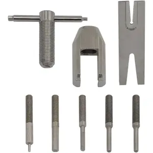 Gear Puller Set Small Motor Pinion Gear Puller Remover Tools Set Universal Pinion Extractor for RC Helicopter Motor Pinion Parts Vehicle Model Silver