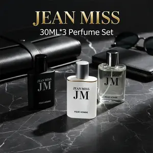 3*30ml Original Men's Perfume Original Gift Set (3-piece Men's Eau de Parfum - Long-lasting Woody Floral Scent