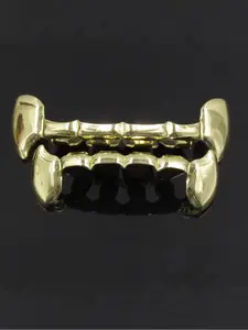 Hiphop Trendy Fang Teeth Set, Release Your Beast Energy, Punk Style Unique Jewelry, Street Wild Tooth Decor, Teeth Cover Girls, All Seasons