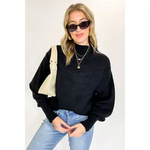 Soft Aura Mock Neck Sweater - FINAL SALE