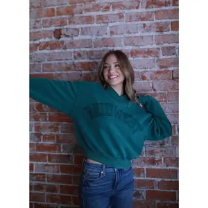 Green Vneck Midwest Crewneck