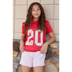 Pacsun Kids 20 Red Mesh Soccer Jersey
