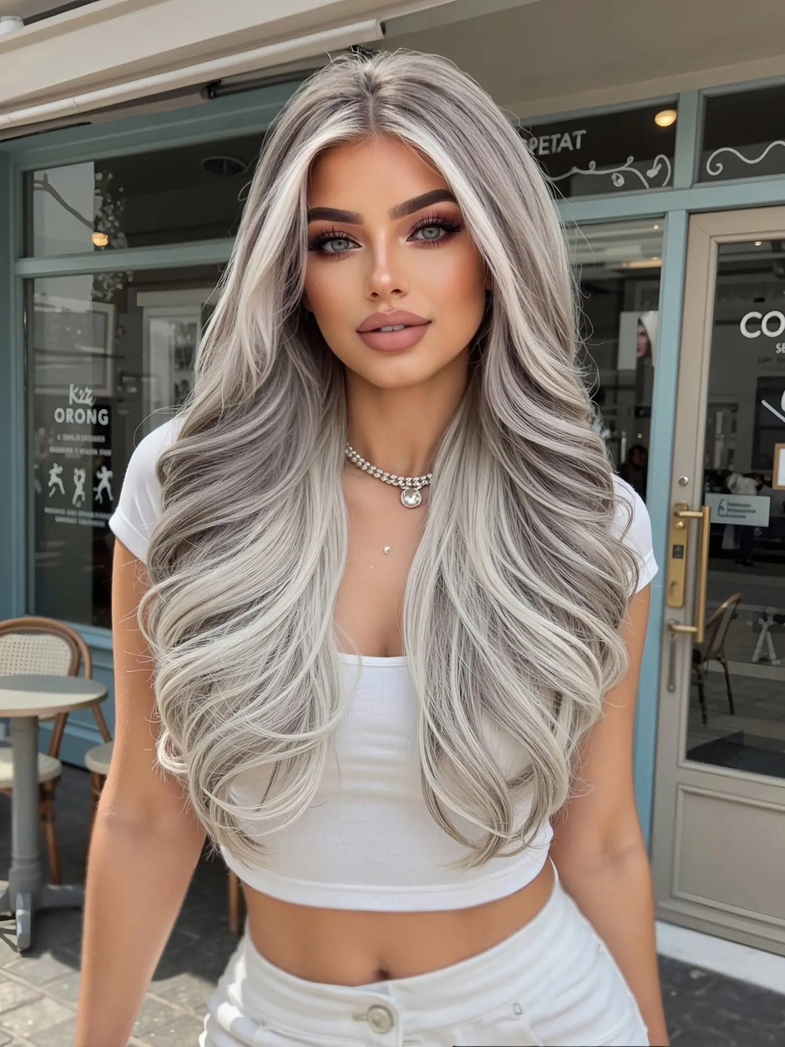 Topshe 13x6 High-Temperature Fiber Wig, Lace Frontal Wig, Synthetic Lace Wigs, Hand-Woven Lace Front Long Curly Hair, Lightweight Breathable, Perfect for Christmas & Festivals