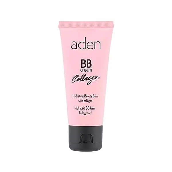 aden BB Cream With SPF 15-30ml – Collagen, Anti Acne & Anti Blemish - Moisturizes The Skin, Provides Light Coverage And Lasts All Day - Made In Europe (01 Ivory) Beige Color