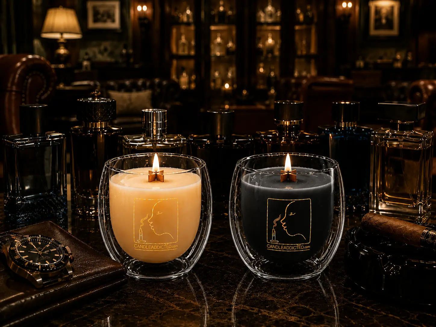 Inspired by Fahrenheit (Men) by Dior | Luxury Soy Candle | Candle Addicted