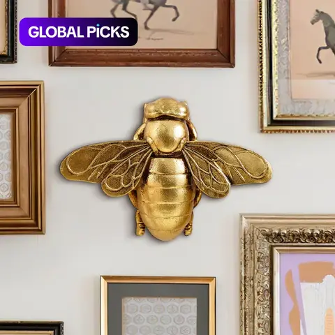 Resin Insect Hanging Decoration, 1 Count Creative Wall-Mounted Ornament for Living Room and Bedroom, Aesthetic Wall Decor, Hanging Ornaments, Decoration Items, Home Decor #GLOBAL PICKS