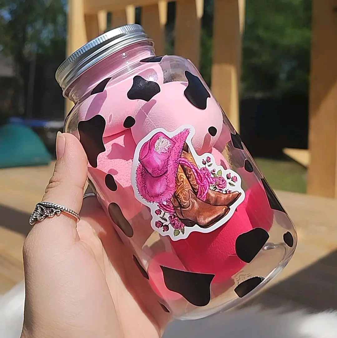 Cowgirl Bottle Makeup Sponges