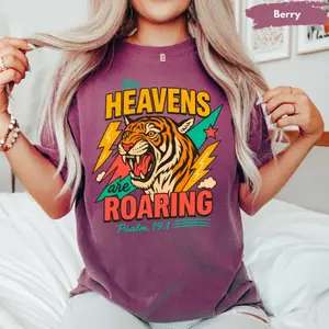 The Heavens are Roaring Shirt, Believer Shirt, Bible Verse Shirt, Faith Shirt, Bible Shirt, Christian Shirt, Church Tee