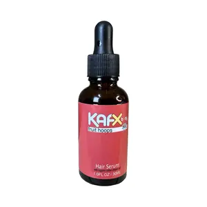 KAFX Body Fruit Hoops Coffee Infused Hair & Beard Oil Organic Scented 1 FL OZ / 30 ML Floral Aroma for Men & Women Made in the US