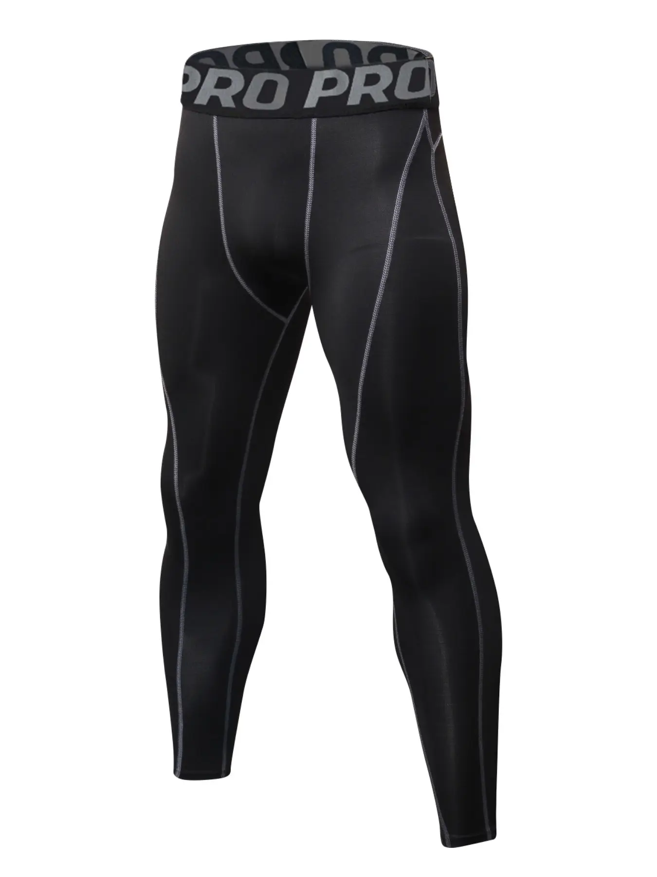 Men's Compression Pants Sports Tight-Fit Leggings, Base Layer Bottoms Suitable for Running Exercise Yoga Basketball