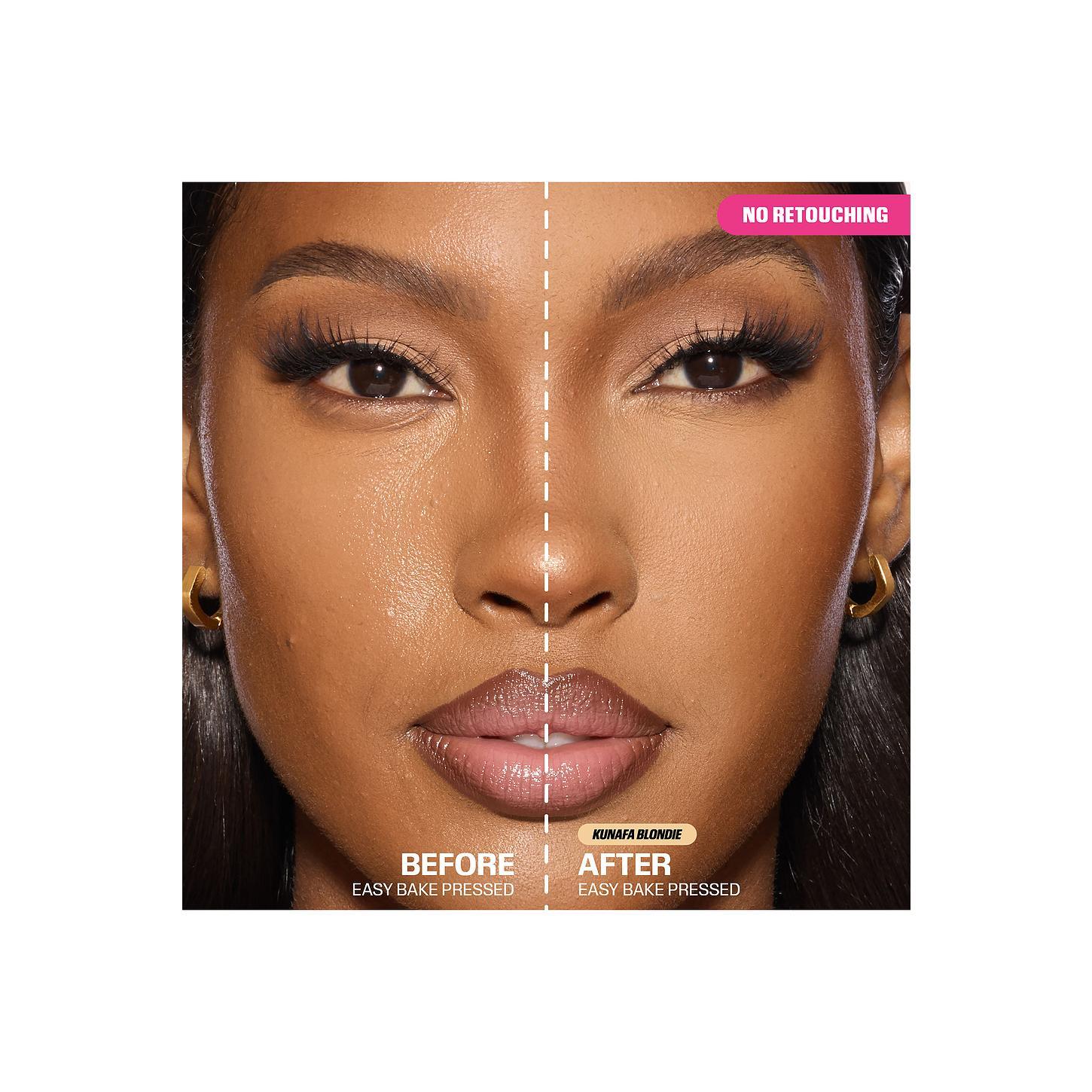 Huda Beauty Easy Bake Pressed Powder in Kunafa Blondie