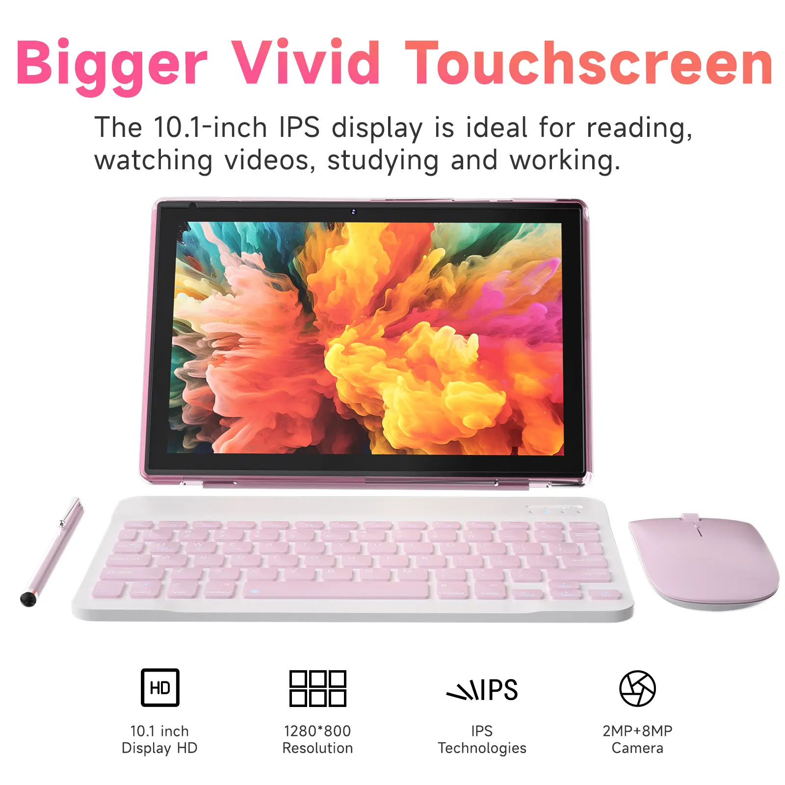 PEICHENG Android 15.0 Tablet with 10.1