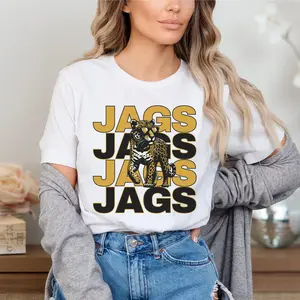 Custom Jaguar Mascot Apparel, T-shirt, Crewneck Sweatshirt, Hoodie, Mens & Womens, Gift For Sports Fan, Game Day Gear Outfit, Jags Echo