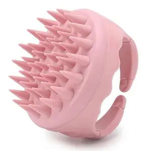 Scalp massager Shampoo Scrub Scrub Scalp brush Silicone scalp exfoliating shampoo for all hair types Bath Gloves Bath Sponge Back Adjustable