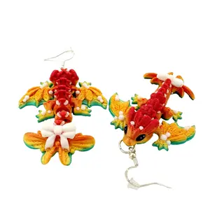 PYE Games Christmas Earrings - Cute and Fun Design, Bright and Colorful, Perfect for the Holiday Season
