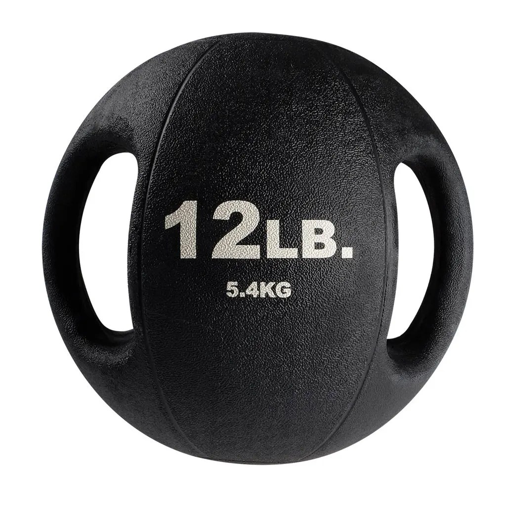 Body-Solid Tools Dual Grip Medicine Ball, 12 lb.