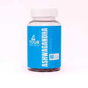 4 Your Wellness Ashwagandha Gummies - Vegan, GMO-Free, Gluten-Free, and Kosher, KSM-66 Ashwagandha