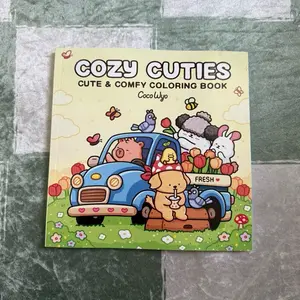 Coco Wyo Cozy Cuties Coloring Book - Cute & Comfy Designs for Relaxation