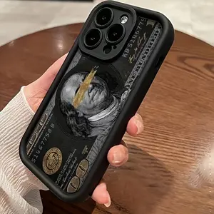 Money Trendy Luxury Pattern Case for iPhone 17 Pro Max Plus Air/ 16 15 14 Pro Max 13 12 11 XR XS Plus Shockproof Full Camera Protection Durable slim Silicone Cover iphone  15  pro  max  case