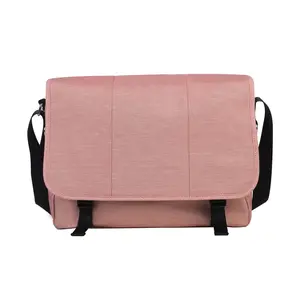 Computer Messenger Bag 16 Inch Water-resistant Canvas Laptop Shoulder Bag for Travel Work College