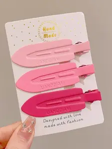 3-Pack Anti-Bend Hair Clips, Crease-Resistant Hair Clips, Curling Clips, Ideal for Makeup and Hair Styling