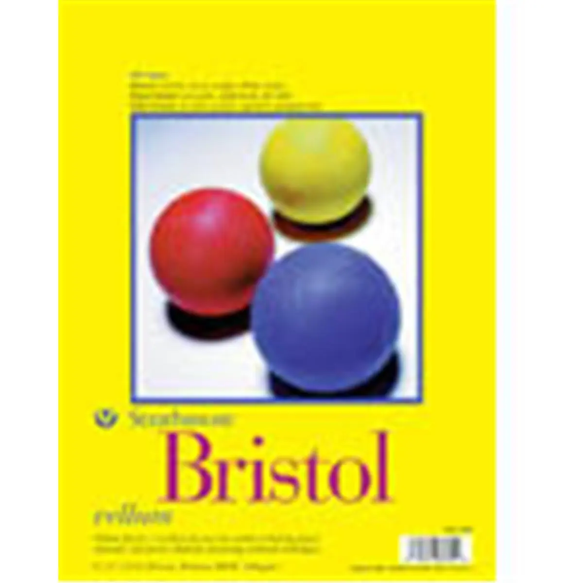 Strathmore 300 Series Bristol Vellum Pad, 9x12 in, Art Supply for Office Stationery, Arts Crafts Stationery & Writing Projects