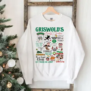 National Lampoon's Christmas Vacation Sweatshirt, Griswold Quotes Shirt, Holiday Movies Friends, Unisex Cotton Fabric Classic Menswear Hoodie Medium