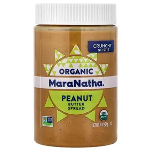 MaraNatha Organic Peanut Butter Spread, Crunchy, 16 oz (454 g)
