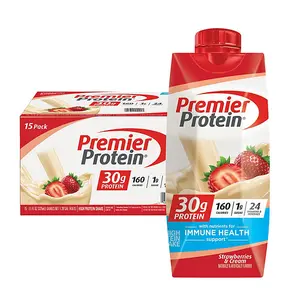 Premier Protein 30g High Protein Shake, Strawberries & Cream 11 fl. oz., 15 pk. protein shakes Premier Protein 30g High Protein Shake, Strawberries & Cream 11 fl. oz., 15 pk. protein shakes