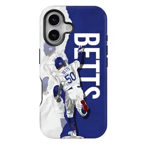 Betts Star MagSafe Tough Phone Case, Shockproof Durable Baseball Cover, Dual Layer Armor Protection, Gift For iPhone Series (11 to 17 Pro Max)