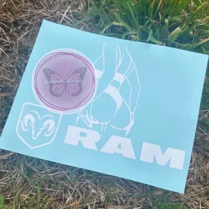 Ram Booty Decal, Ram Decal, Truck Decal