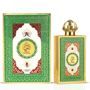 Queen of Arabia Eau De Parfum Spray 100ml (3.4 oz) by Lattafa Pride | A Golden Halo of Coconut, Salt & Vanilla