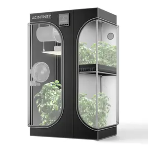 CLOUDLAB 632D, 2-in-1 Advance Grow Tent 3x2, Thickest Poles and Canvas 36" x 24" x 72"